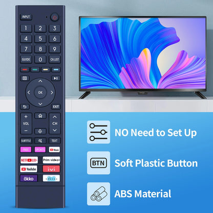 ERF3E80H Replacement Remote Control For Hisense Smart TV