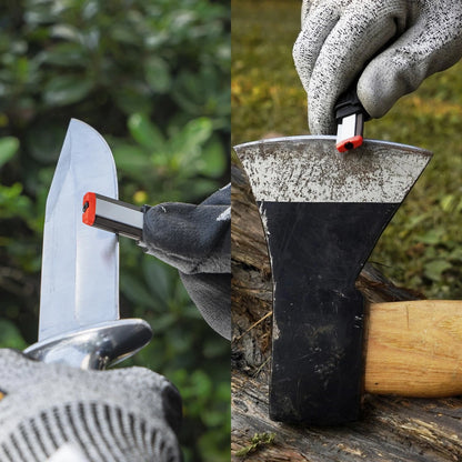 SHARPAL 129N Multipurpose Garden Tool Blade Sharpener Small, Black, Orange