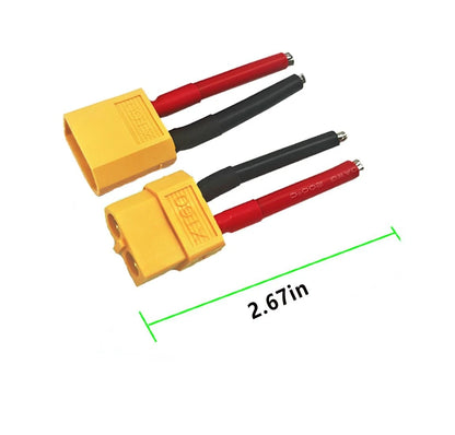 ZHOFONET 3 Pairs XT60 Plug Female and Male Connector,XT60 12AWG
