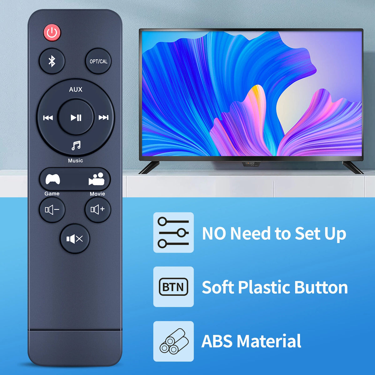 TT-SK023 Remote Control For TaoTronics Bluetooth SoundBar 100020788