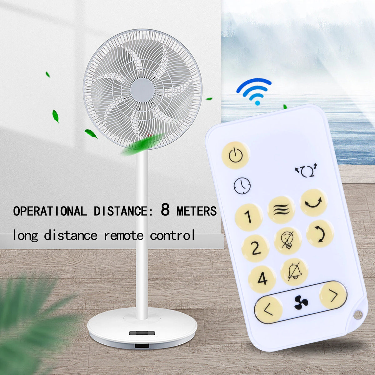 Replacement Remote Control For Woozoo 5-Speed Globe Fan 2024 Model PCF-SC15T-CT