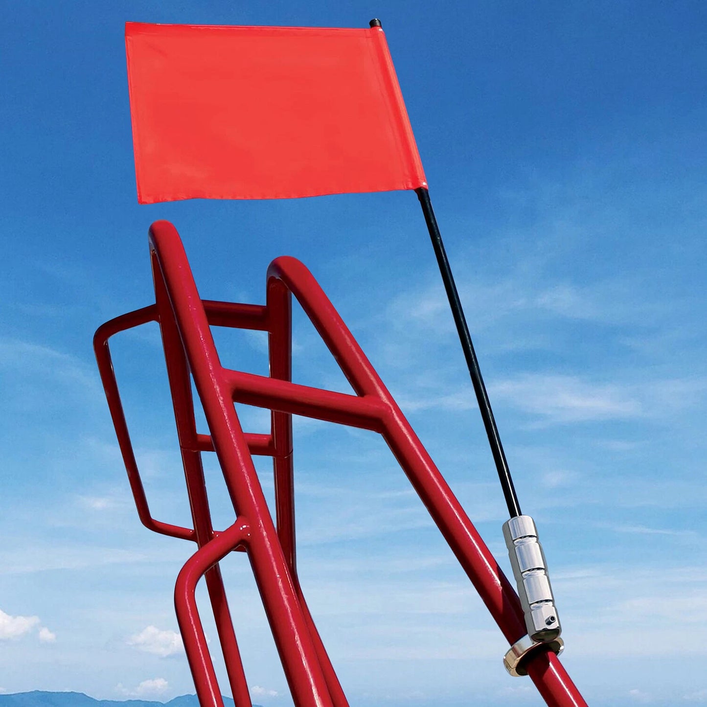 Wakeboard Tower Flag Holder Kits Rail Mount without Drilling Sliver
