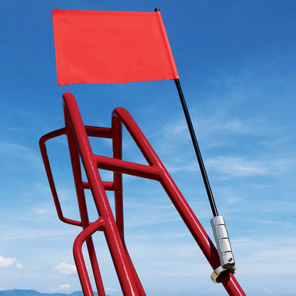 Wakeboard Tower Flag Holder Kits Rail Mount without Drilling Sliver