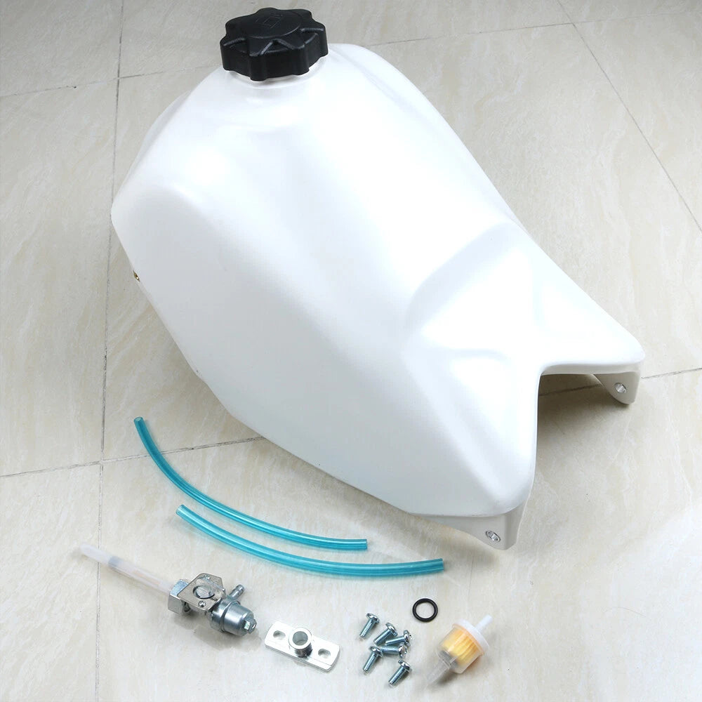 WHITE Fuel Gas Tank Fit Honda ATC 350 X Three-Wheeler ATV 1985 1986