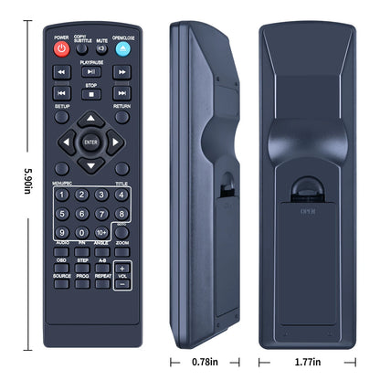 Remote Control For Impecca Compact DVD Player DVHP9109 DVHP9117