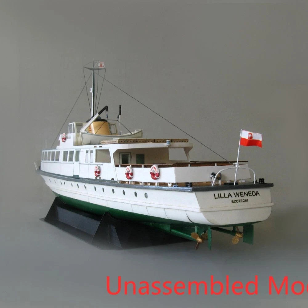 1:100 Unassembled Polish Baltic Fleet Coastal Ferry Lilla Weneda Cruise Ship