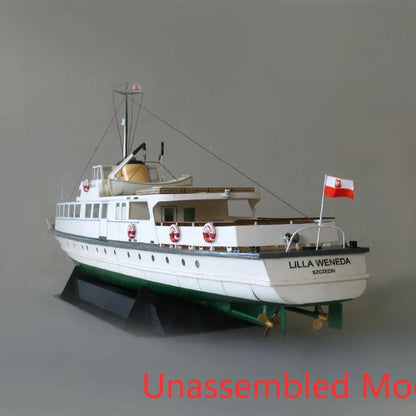 1:100 Unassembled Polish Baltic Fleet Coastal Ferry Lilla Weneda Cruise Ship