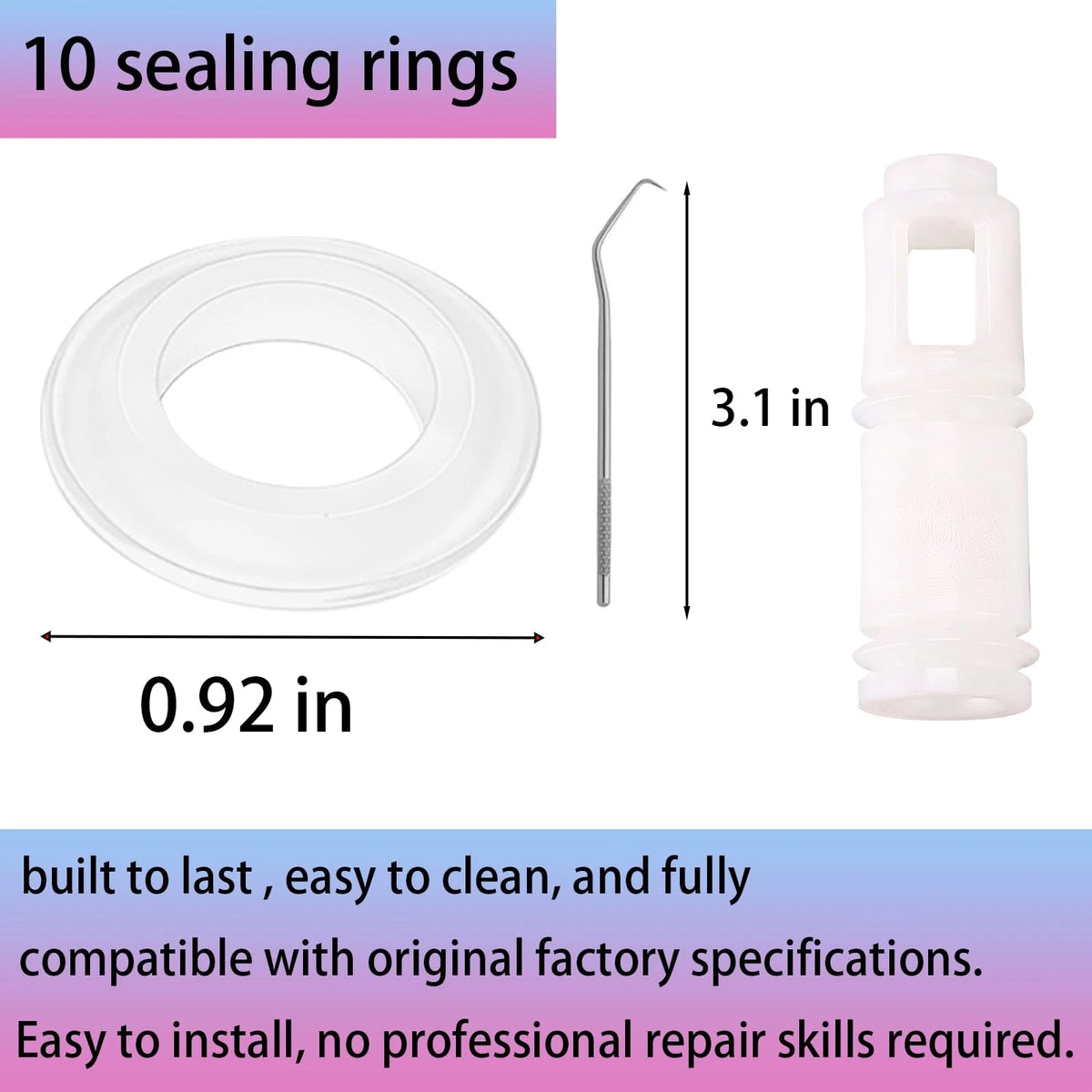 extrusion head gaskets for GreenPan Frost Ice Cream Maker & Slushie 2, White