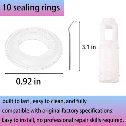 extrusion head gaskets for GreenPan Frost Ice Cream Maker & Slushie 2, White