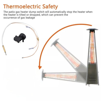 1 PC Thermocouple & Tilt Switch Kit For Patio Outdoor Propane Gas Heater