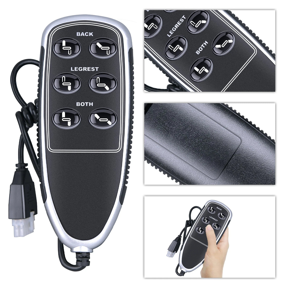 11850U-07 for La-Z-Boy InSeat 6-button Remote Control Part LZB 10.000035