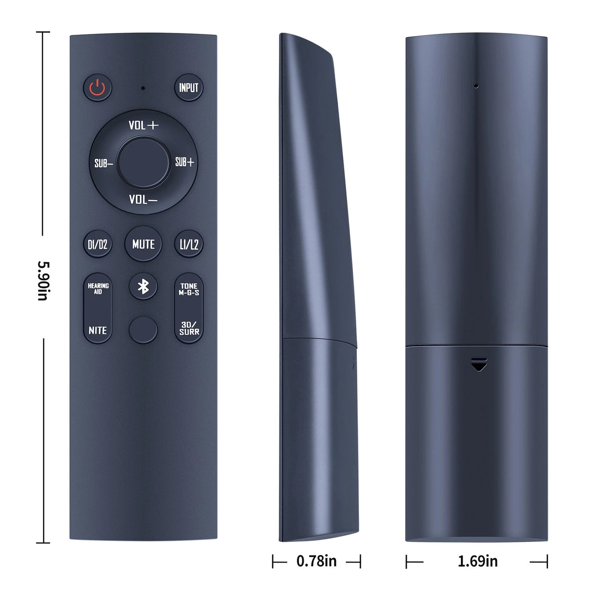 Remote Control For HITACHI 133W Sound Bar HSB40B16 HSB32B26 RTX480445 X480445