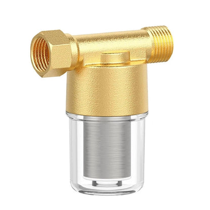 Brass Sediment Filter for Water Heater 40 Micron 1/2 Inch 3/4 Inch Clean Meshes