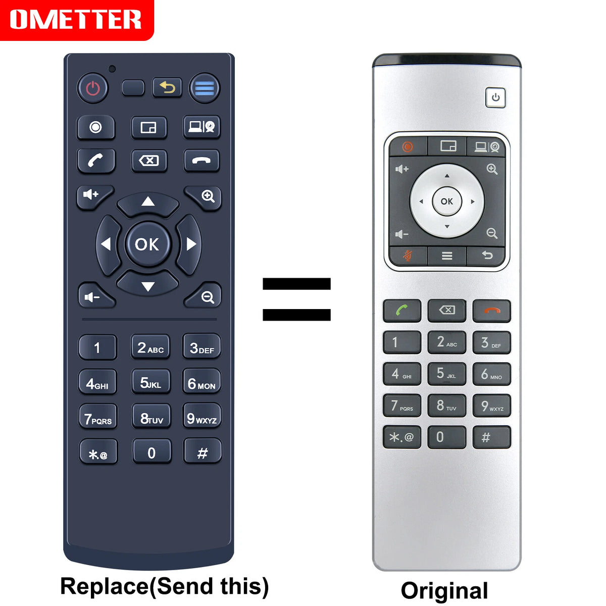 For Yealink VCR11 VCS Remote Control for Yealink MeetingBars A10, A20, A30, A40