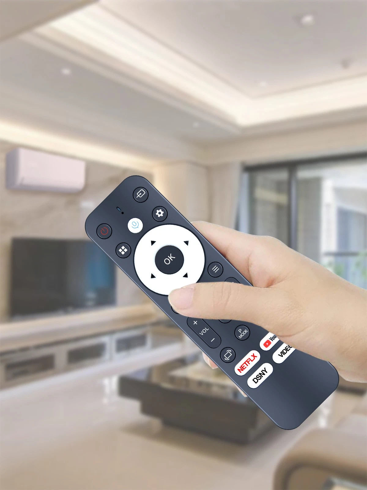 Voice Remote Control For Gaimoo 4K Smart Home Outdoor Projector GM600 NTV