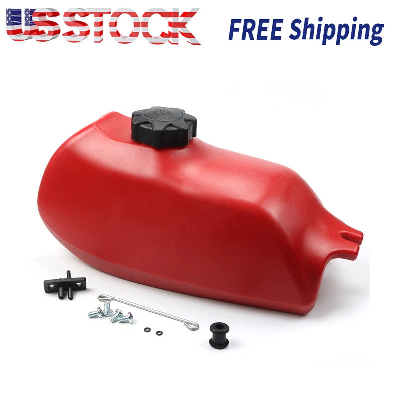 Red For Honda ATC70 ATC 70 1972-1985 Plastic Fuel Tank & Gas Cap