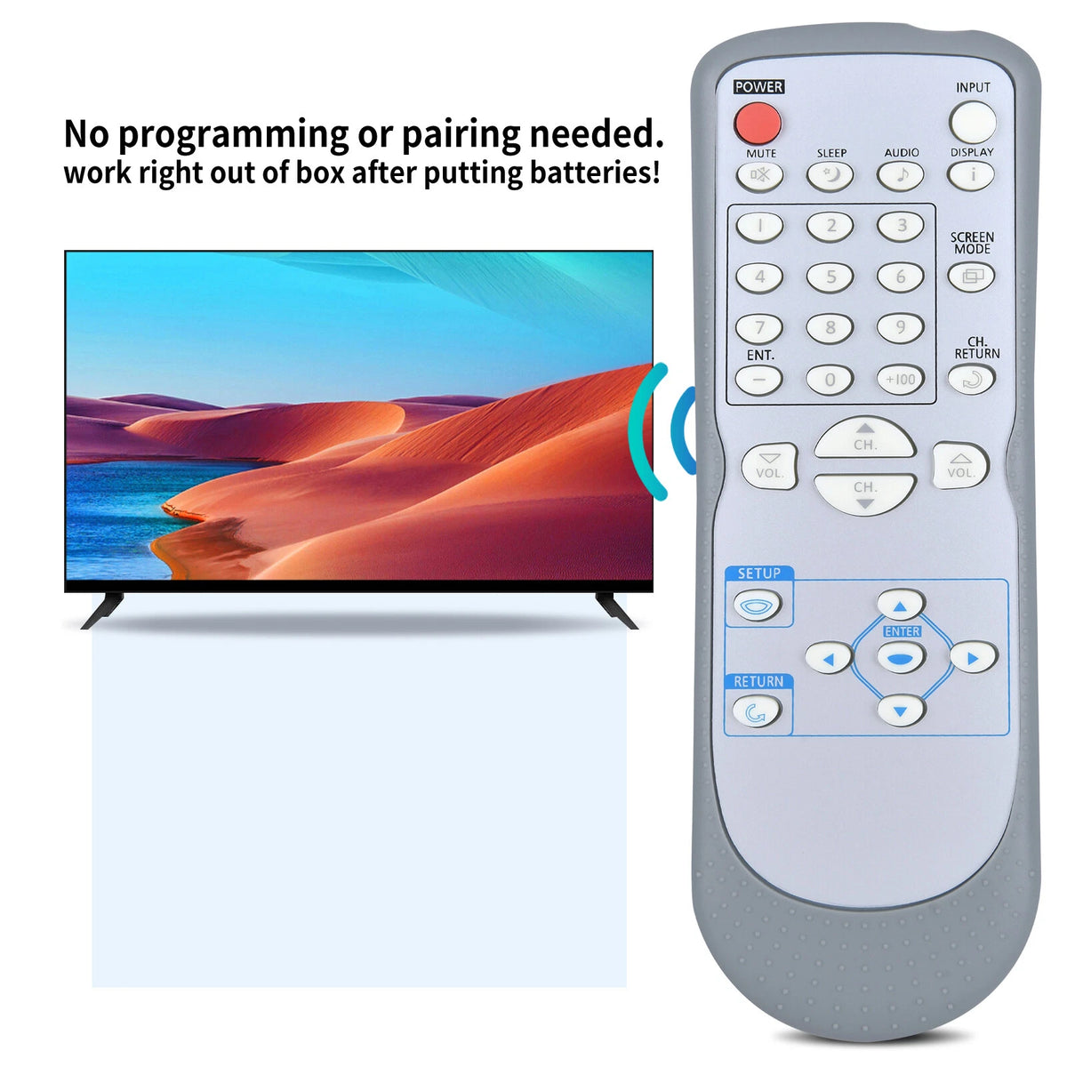NF600UD Remote Control For Sylvania GFM TV LC155SL8 LC155SL8P LC200SL8