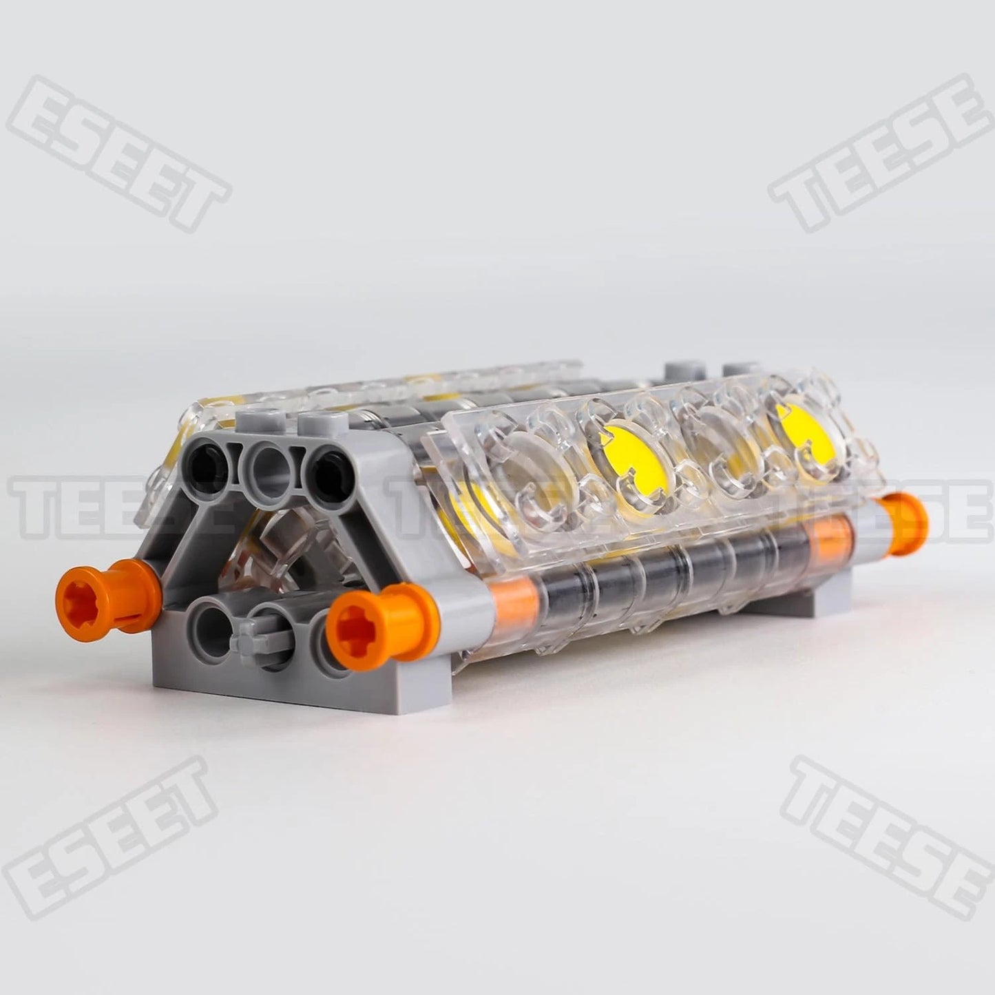 TEESE 55pcs Crankshaft Engine 6 inches x 4 x 2 inches, Yellow