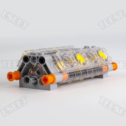 TEESE 55pcs Crankshaft Engine 6 inches x 4 x 2 inches, Yellow