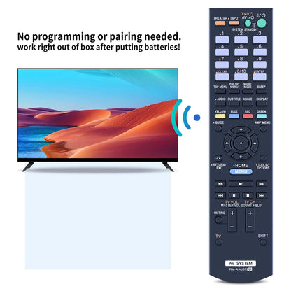 RM-AAU072 Remote Control For Sony AV Receiver SA-WCT150 HT-CT150 HTCT350