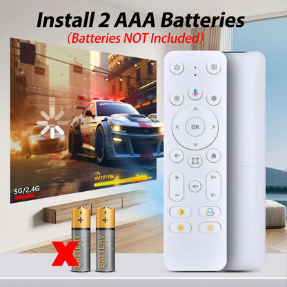For ETOE Starfish Plus Google TV 1080P Projector Remote Control with Voice