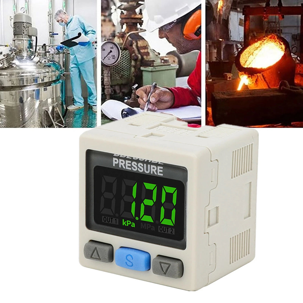 Digital Pressure Switch Pneumatic Vacuum Digital Controller Switch