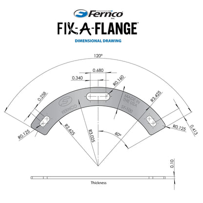 Fernco Fix-A-Flange Complete Toilet Flange Repair Kit, Universal Water Silver