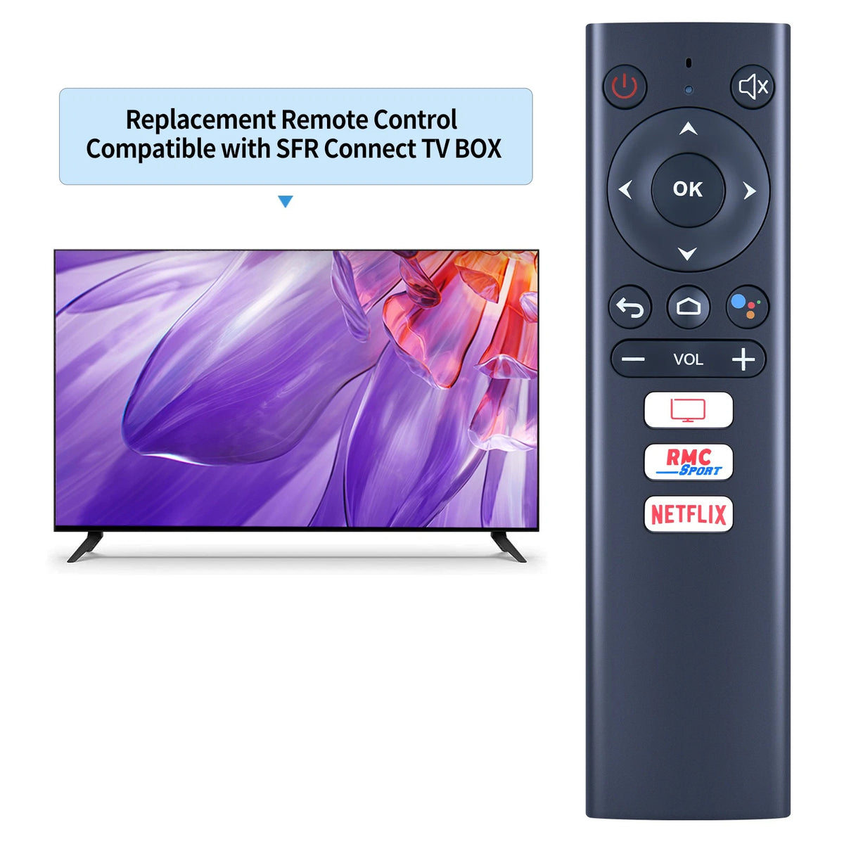 Replacement Remote Control For SFR Connect TV BOX France