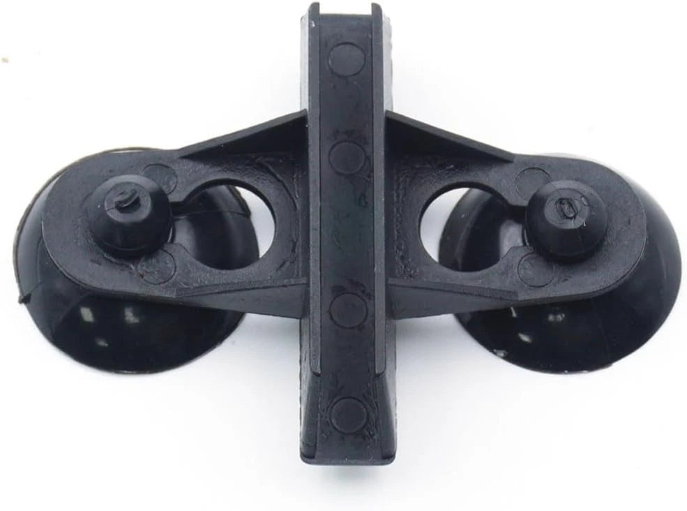 LINLAN 10 Pieces Aquarium Divider Suction Cup Clips, Glass Fixing Black