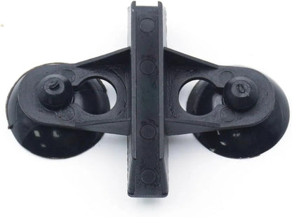 LINLAN 10 Pieces Aquarium Divider Suction Cup Clips, Glass Fixing Black