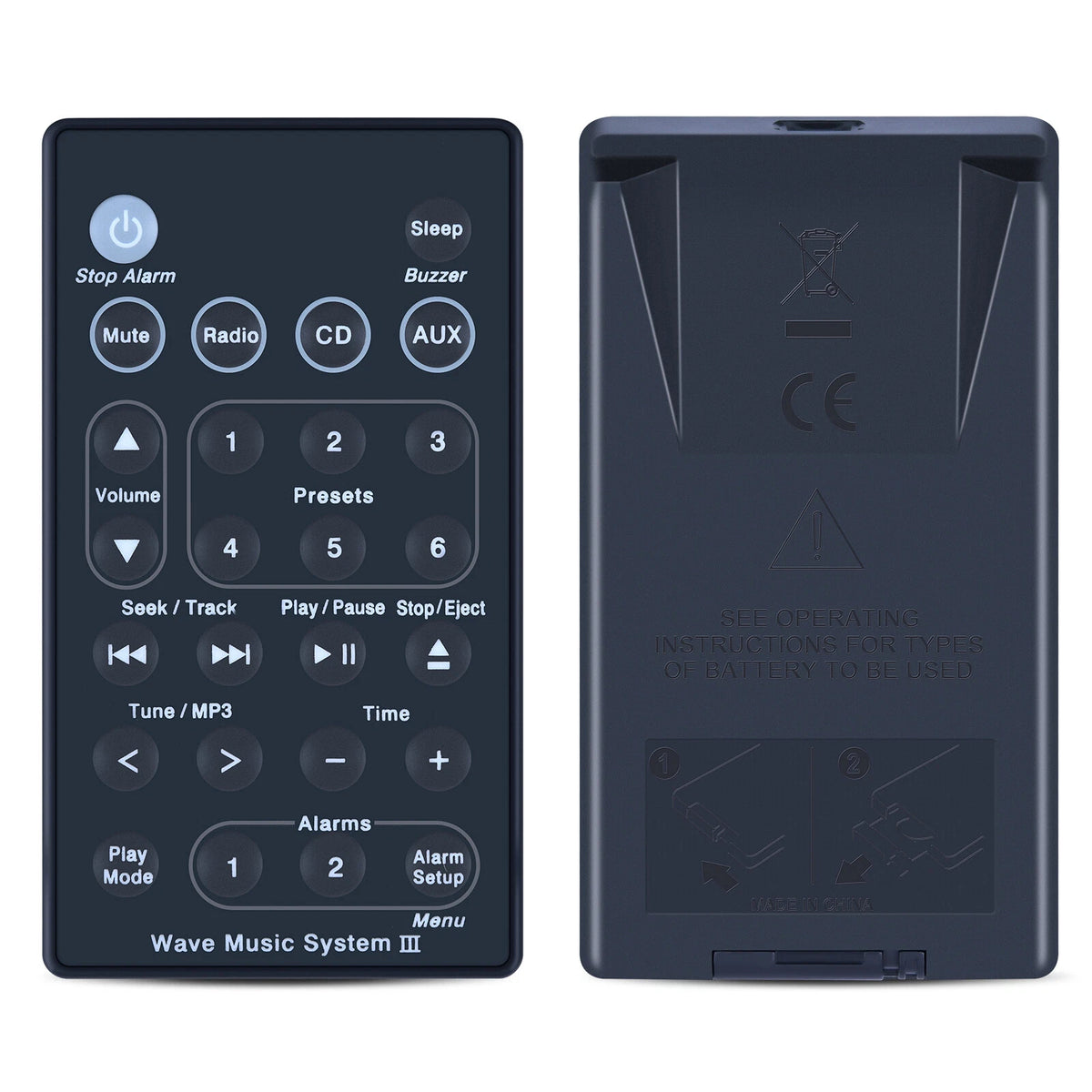 Replacement Remote Control For Bose Wave Music System Premium Backlit Remote