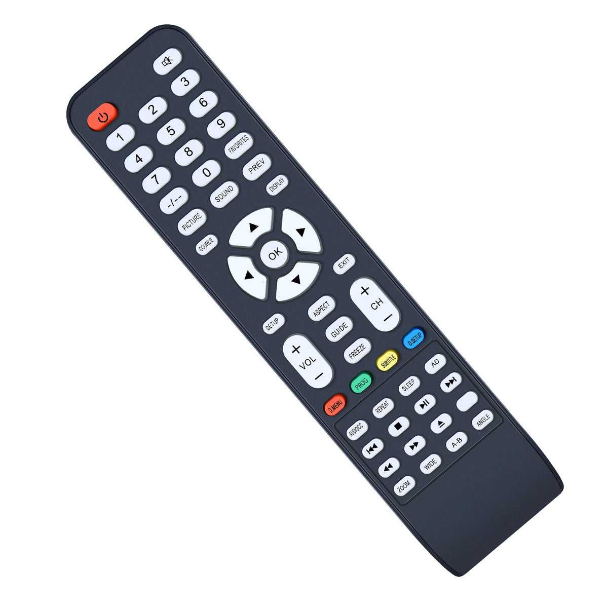 Replacement Remote Control For GPX TE3219B TDE3274WP TE3274RP TDE3254BU