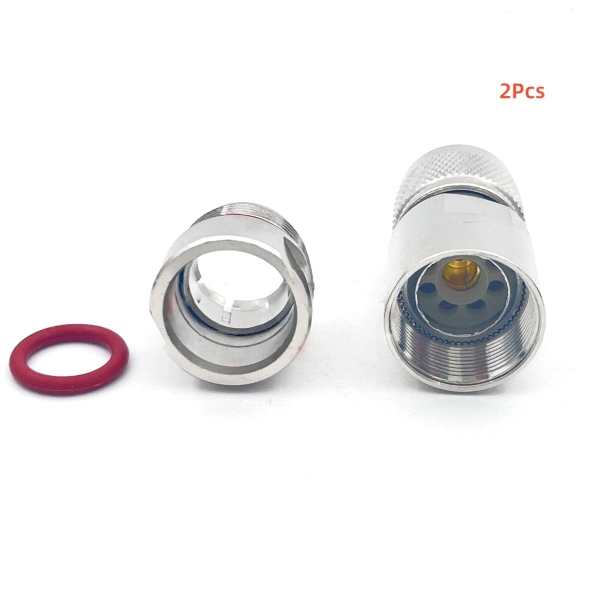 2Pcs   PL259 UHF Male Connector For 1/2" Corrugated Coax Cable Equipment