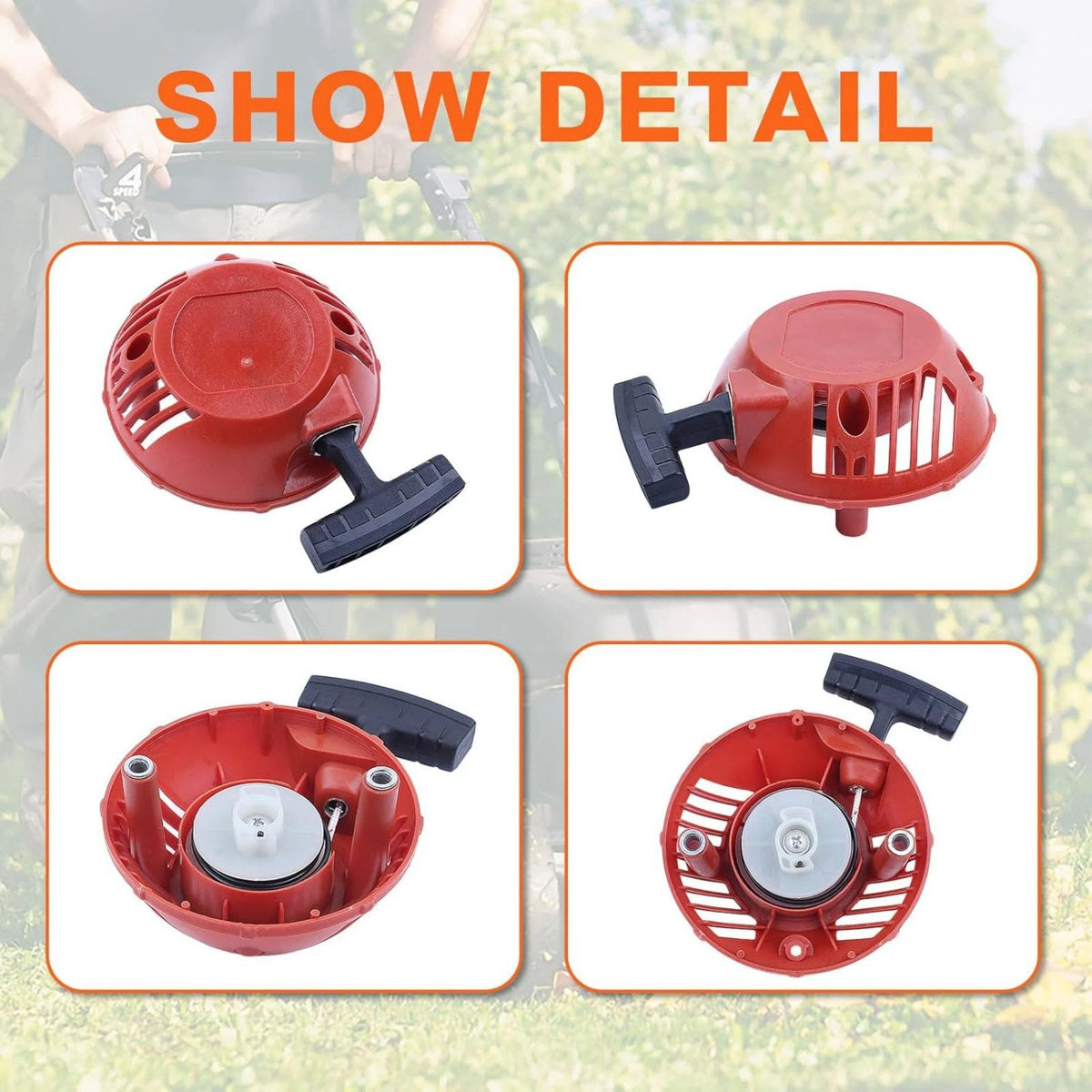 545073802 Professional Recoil Pull Starter Unit For Lawn Care Tools Maintenance