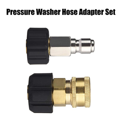Pressure Washer Hose Adapter convert 3/8" threads to quick release fittings
