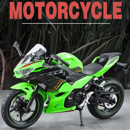 1/12 Scale Alloy+PC For Kawasaki Ninja 400 Motorcycle Model Finished Decoration