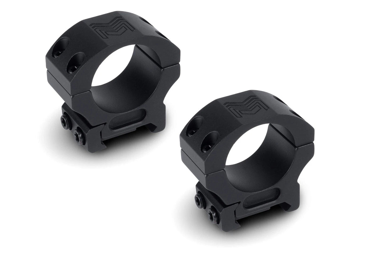 Monstrum Precision Picatinny Scope Rings | 1 inch 1.00 height, Black