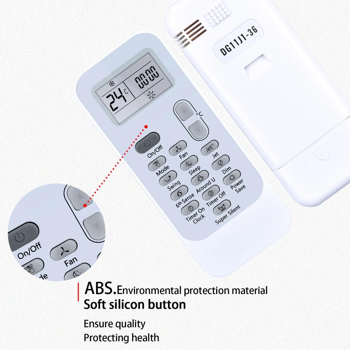 DG11J1-39 Remote Control For Hisense Air Conditioner DG11J1-31 DG11J1-36