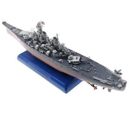 Alloy 1/1000 Scale WWII USS  Jersey BB-62 Battleship Model Gifts Collection