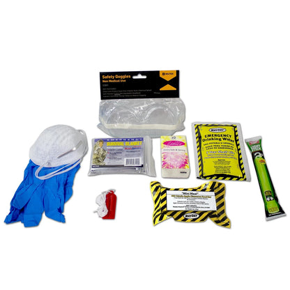 QuakeHold! 70501 1-Person Disaster Evacuation 1 Person, Green,White