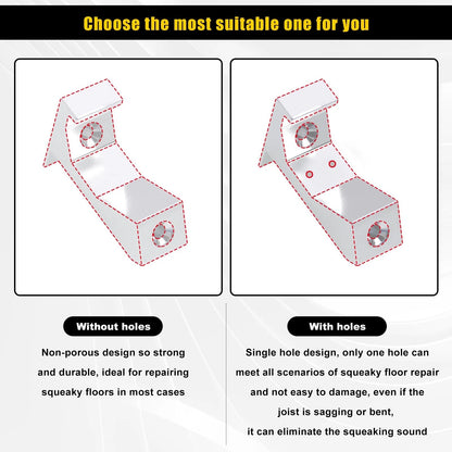 CNQLIS Squeaky Floor Repair Kit,Repair Kit Can be Safely  5/8 inch, Black