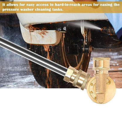 7 Angles Rotating Coupler 4500 PSI 1/4 QC Brass Adapter For High Pressure Hose