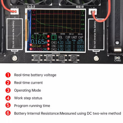 Internal Resistance Tester For 5V positive and negative welding points