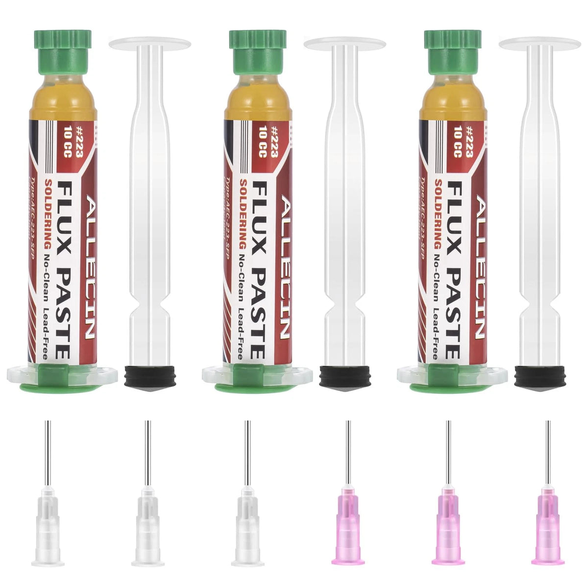 ALLECIN No Clean Soldering Flux 223 10CC High viscosity Electronics Solder...