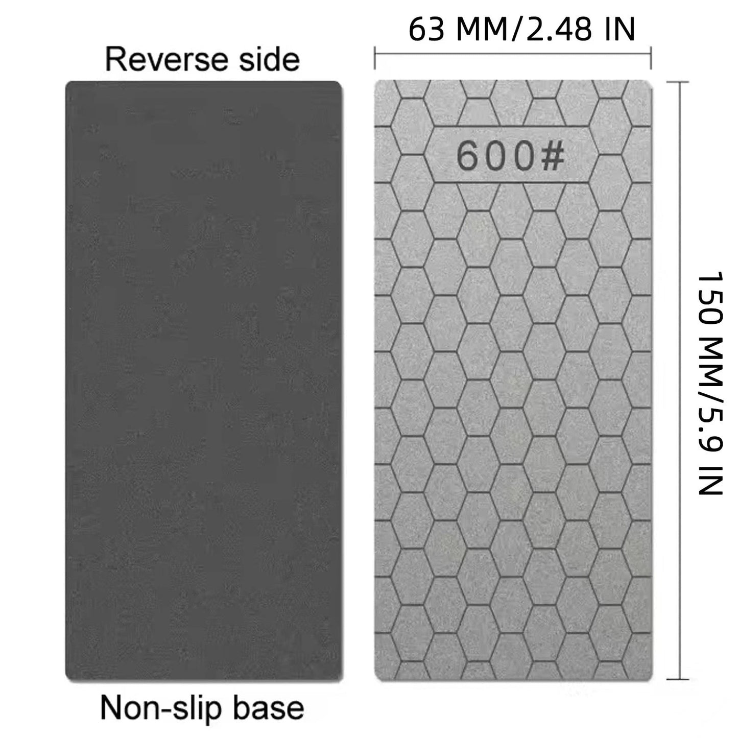Diamond Sharpening Stone Set,8 Pcs Lapping Plate SET-C, Silver