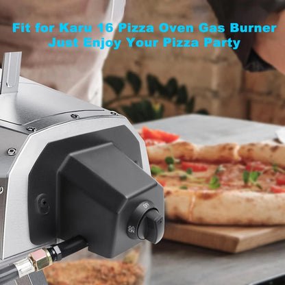 Gas Burner for Karu 16 Pizza Oven For 16, Black