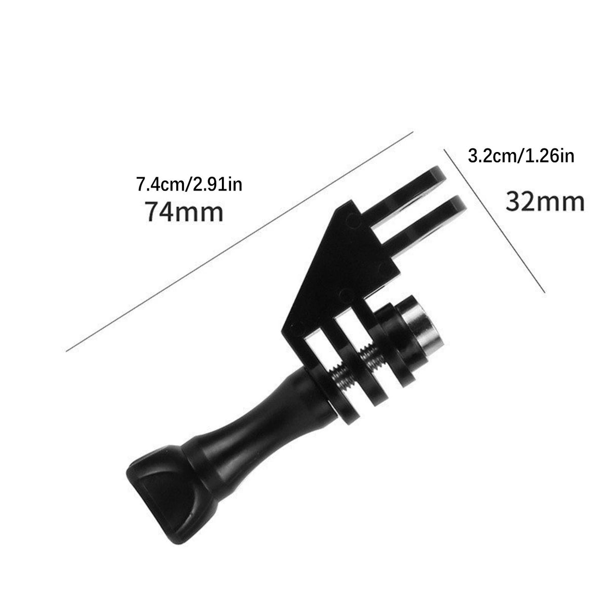 1 Pcs 90 Degree Direction Adapter Elbow Mount For GoPro Hero 11 10 9 8