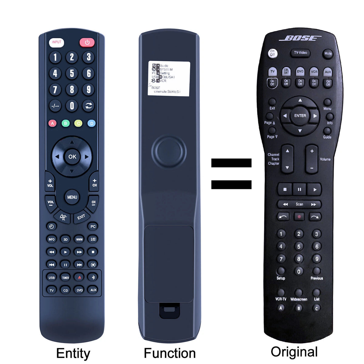 Replacement Remote Control For Bose CineMate GS Series I II Digital Home Theater