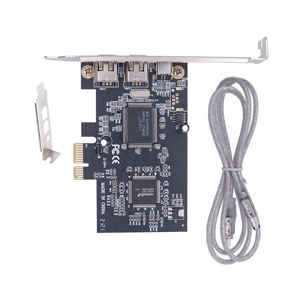 3 Ports 1394A Firewire Expansion Card Accessories With Low Profile Bracket