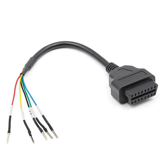 16-Pin OBD OBD2 Female K Line CAN Line Tester Connector Car Diagnostic Tool